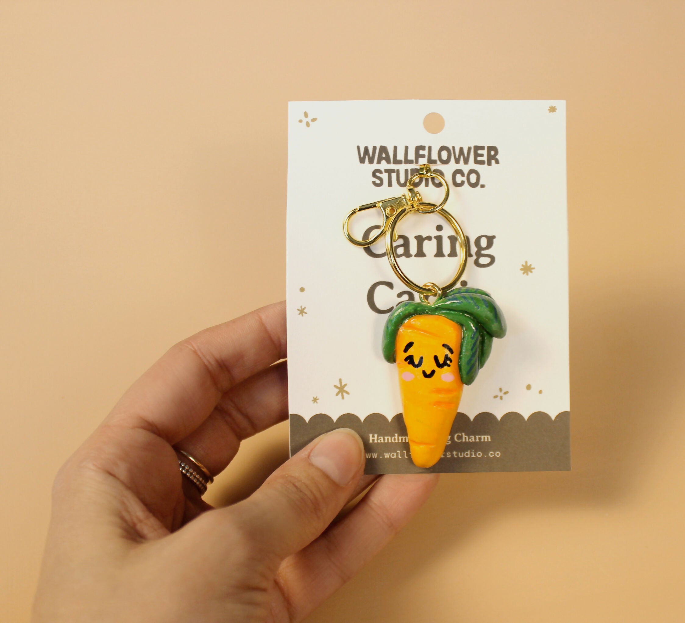 Carrie the Carrot Bag Charm