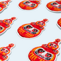 Daruma Dolls Vinyl Sticker