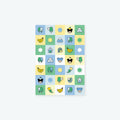 Little Friends Checker Sticker Sheet