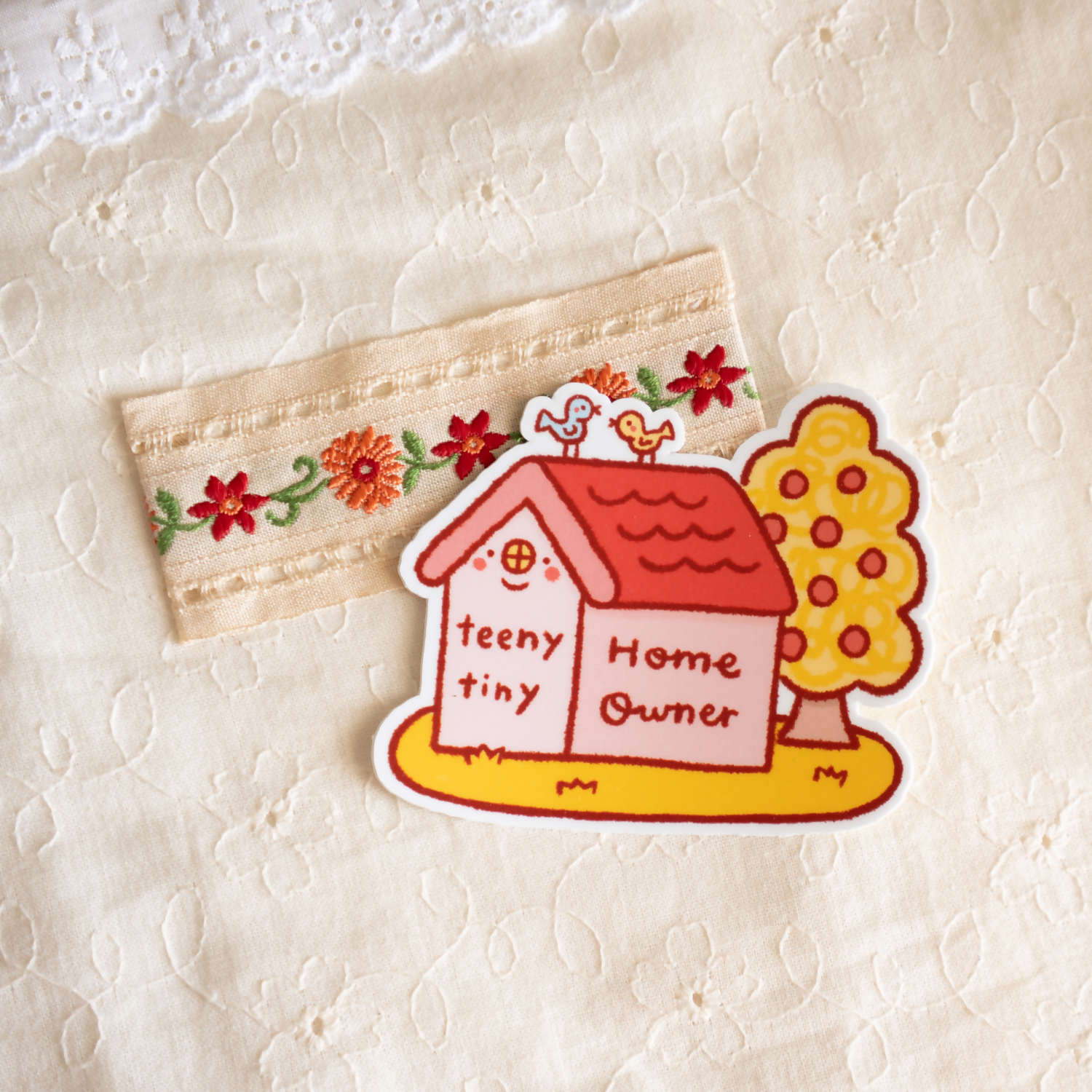 Teeny Tiny Home Owner Die Cut Sticker