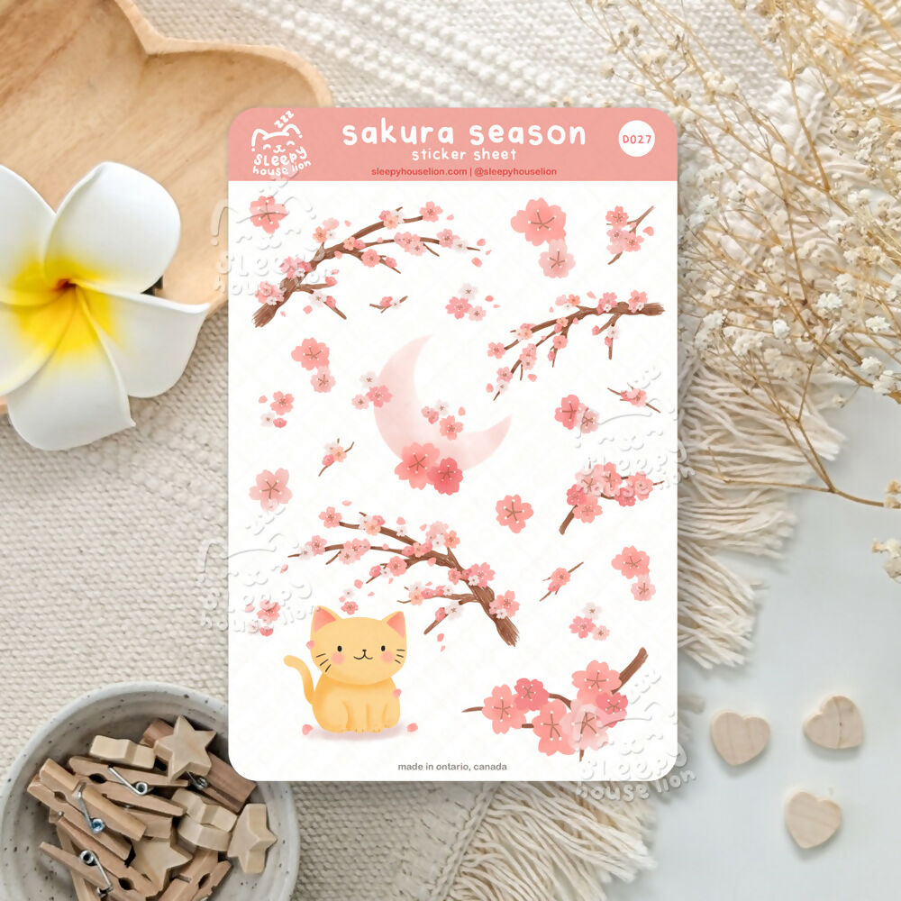 Sakura Season Sticker Sheet