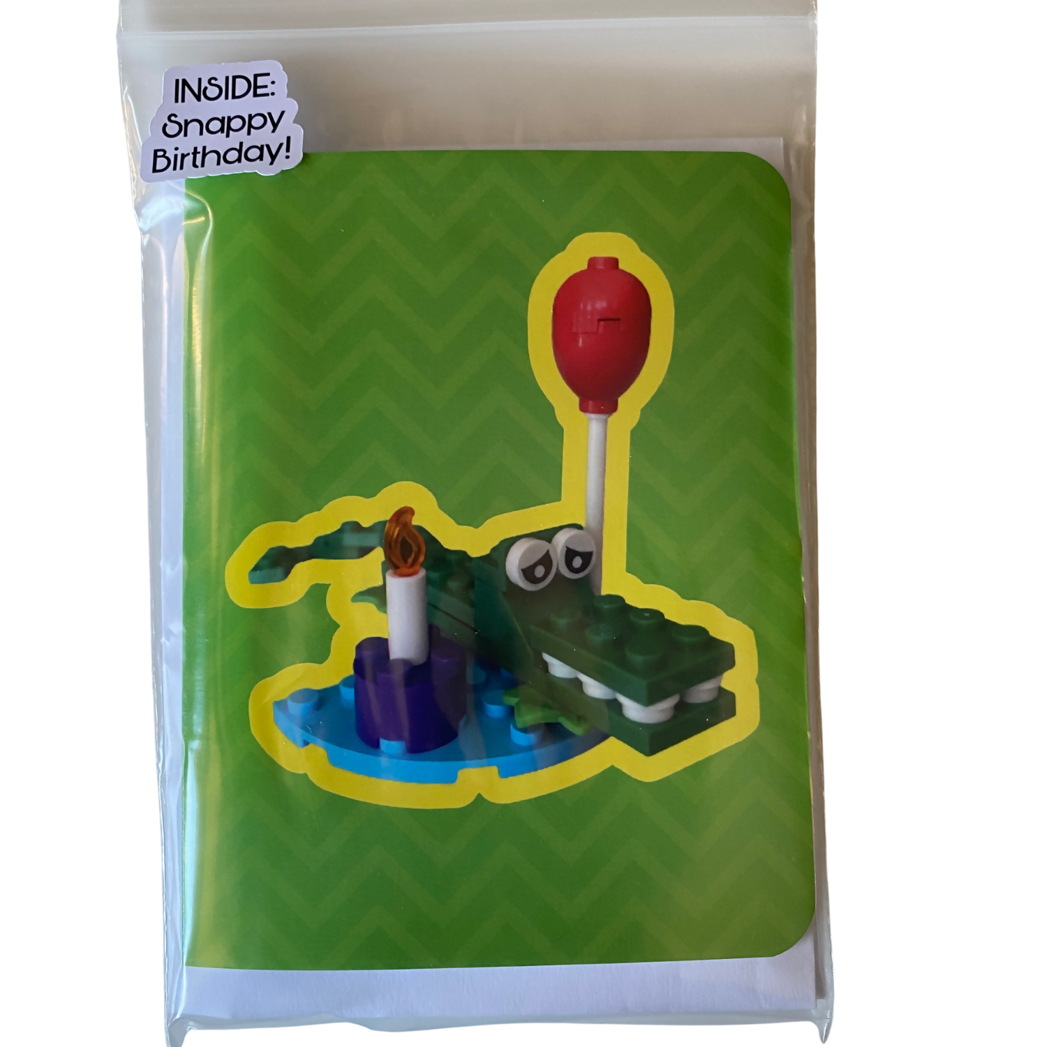 "Snappy Birthday" ~ Card with Lego