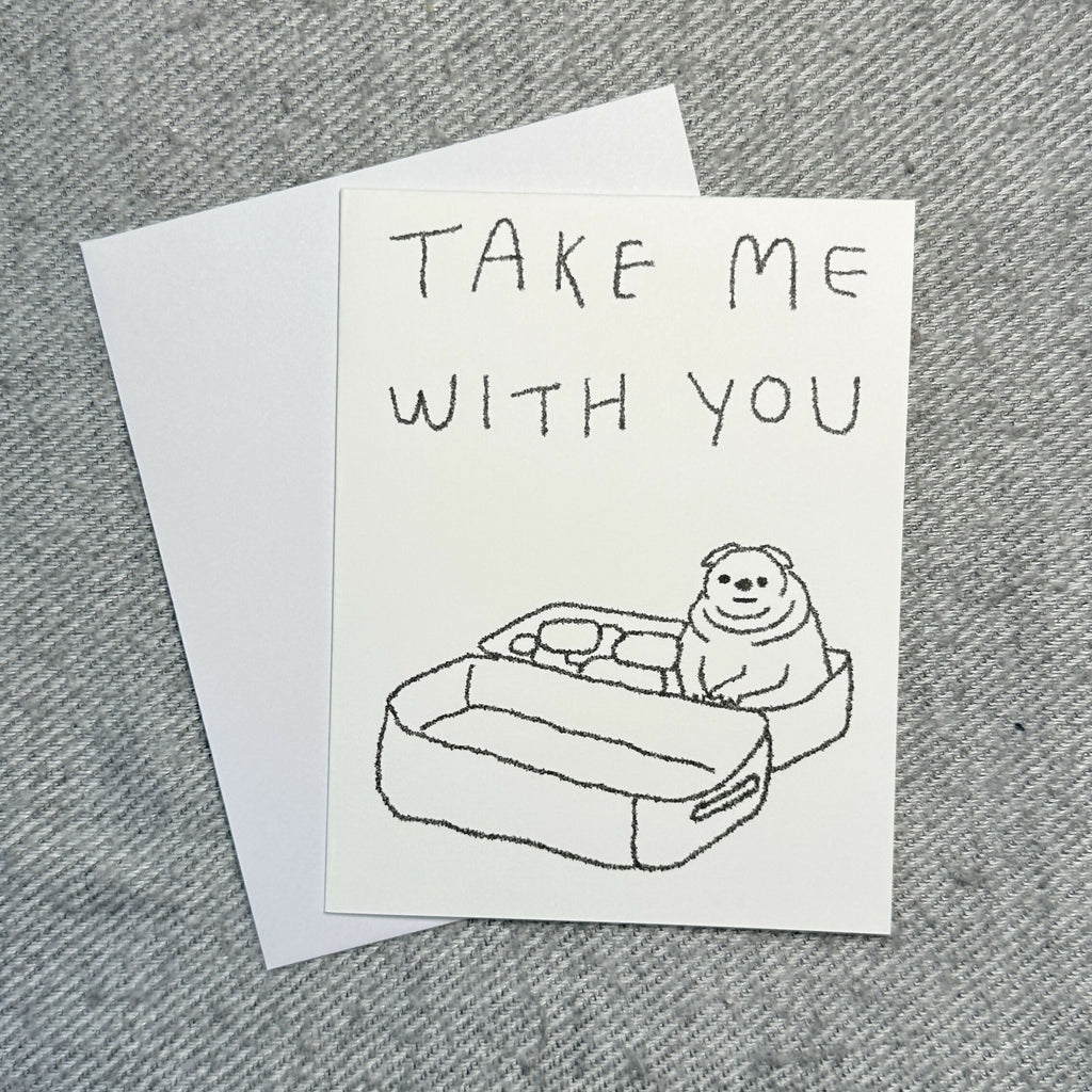 goodbye card - dog