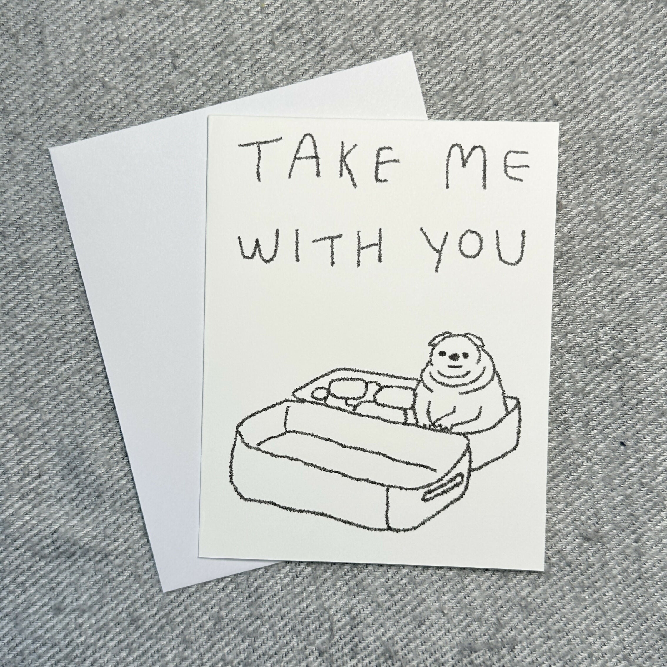 goodbye card - dog