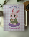 Slow Living - Bunny - Gingham Pink