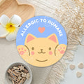 Allergic to Humans Vinyl Sticker