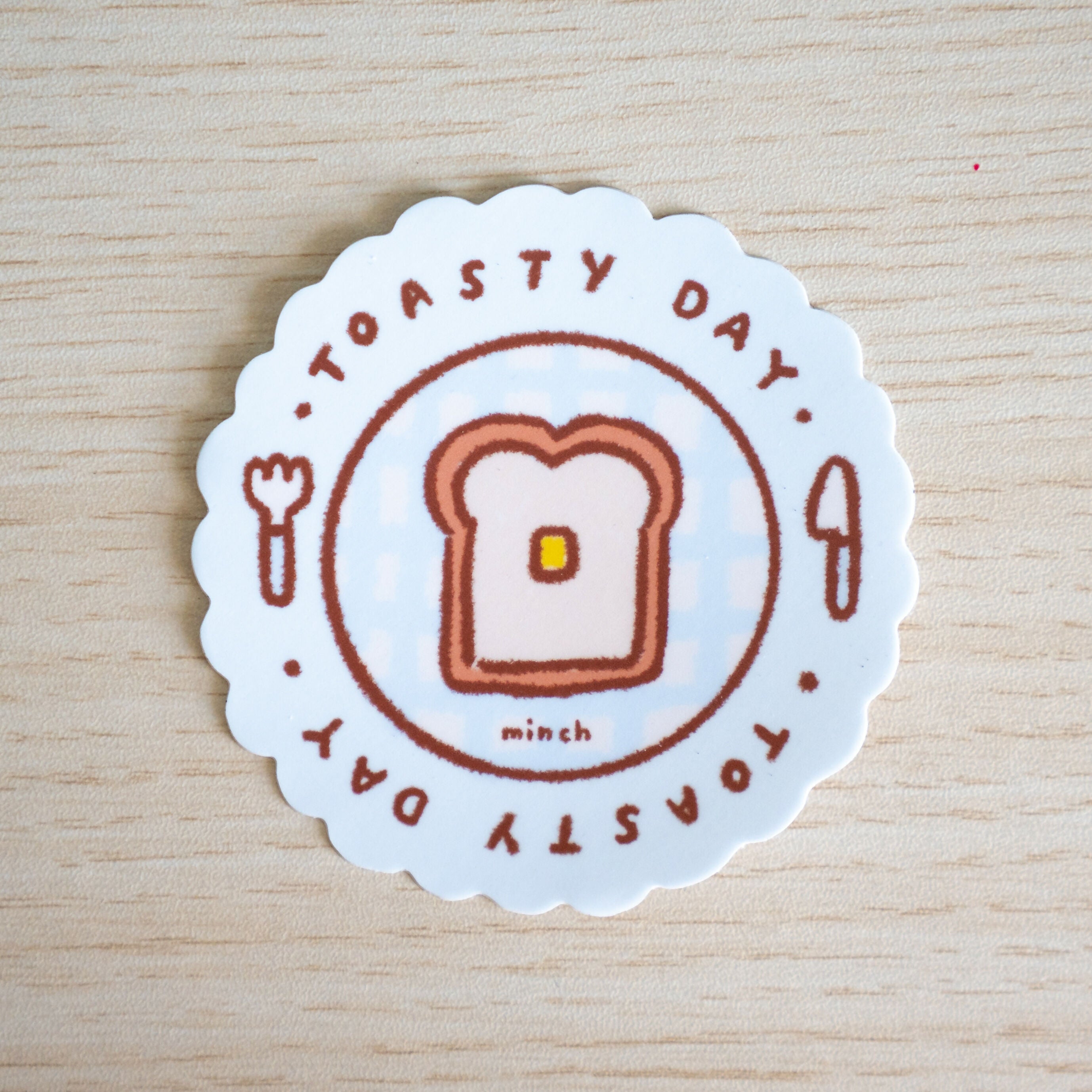Big Toasty Day Die Cut Sticker
