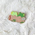 Frogs in Love Enamel Pin