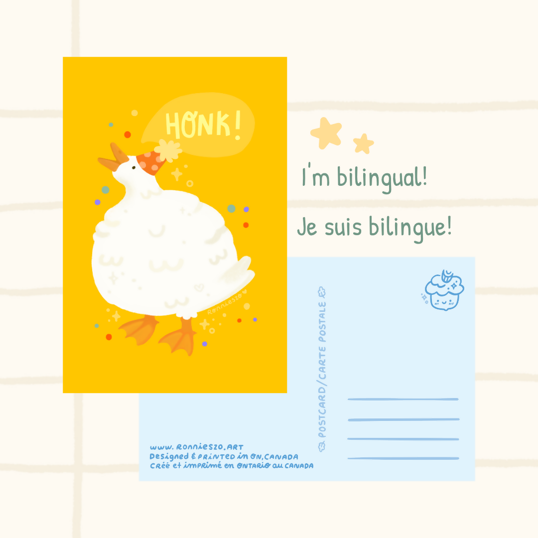 Honk Goose Postcard
