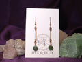 African Turquoise Earrings