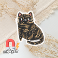 Tortoiseshell Cat Magnet