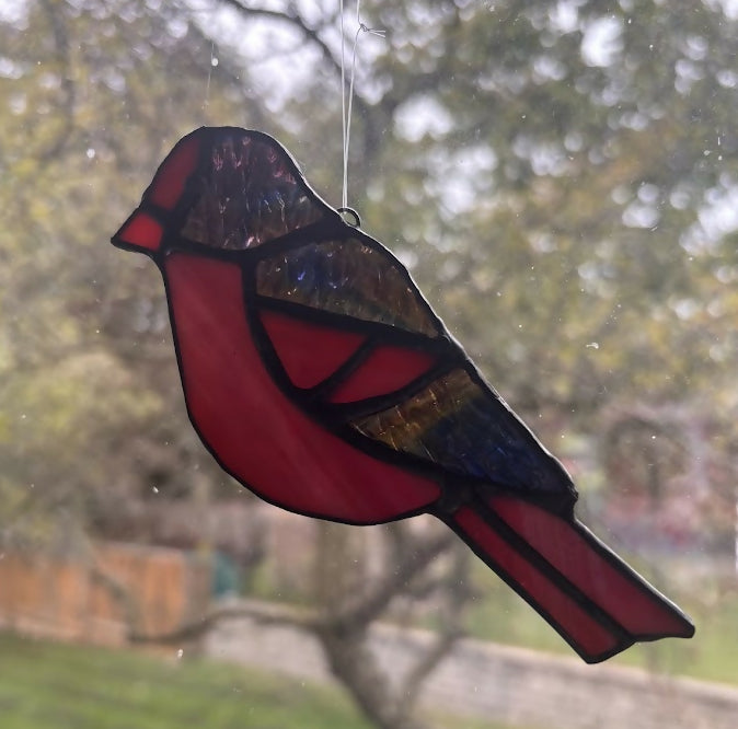House Finch Suncatcher