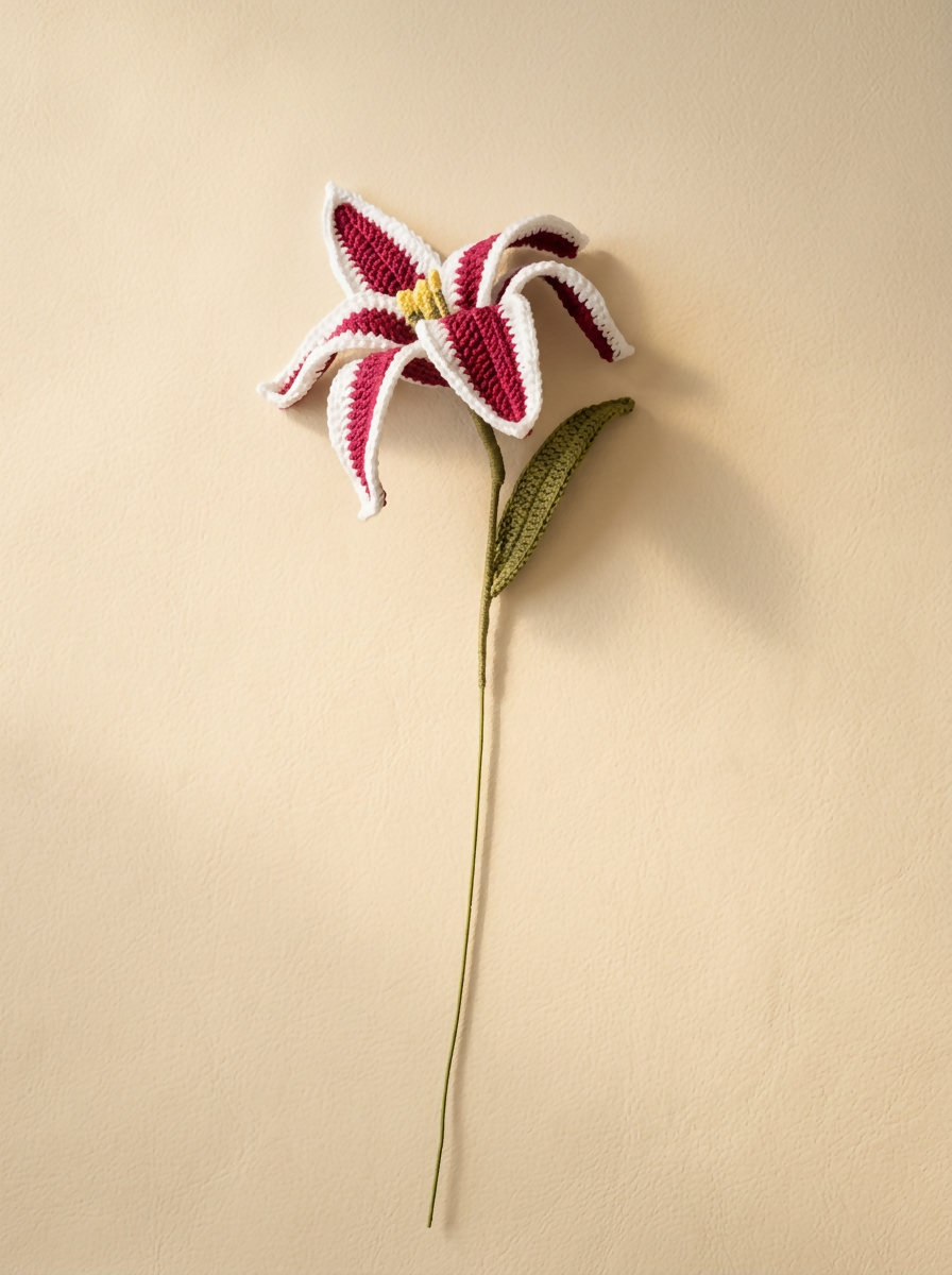 Pink and White Lily
