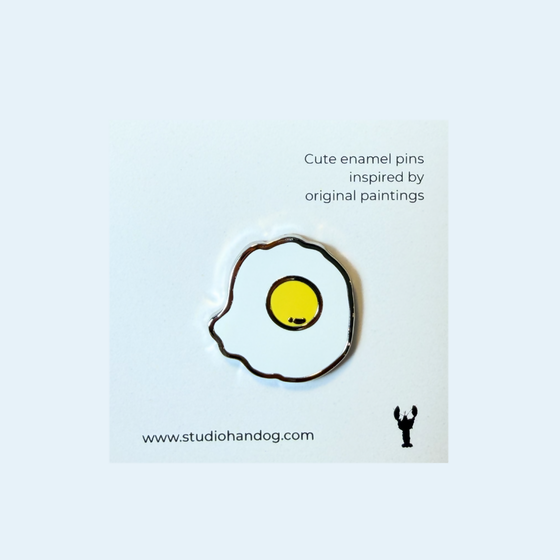 Fried Egg Enamel Pin