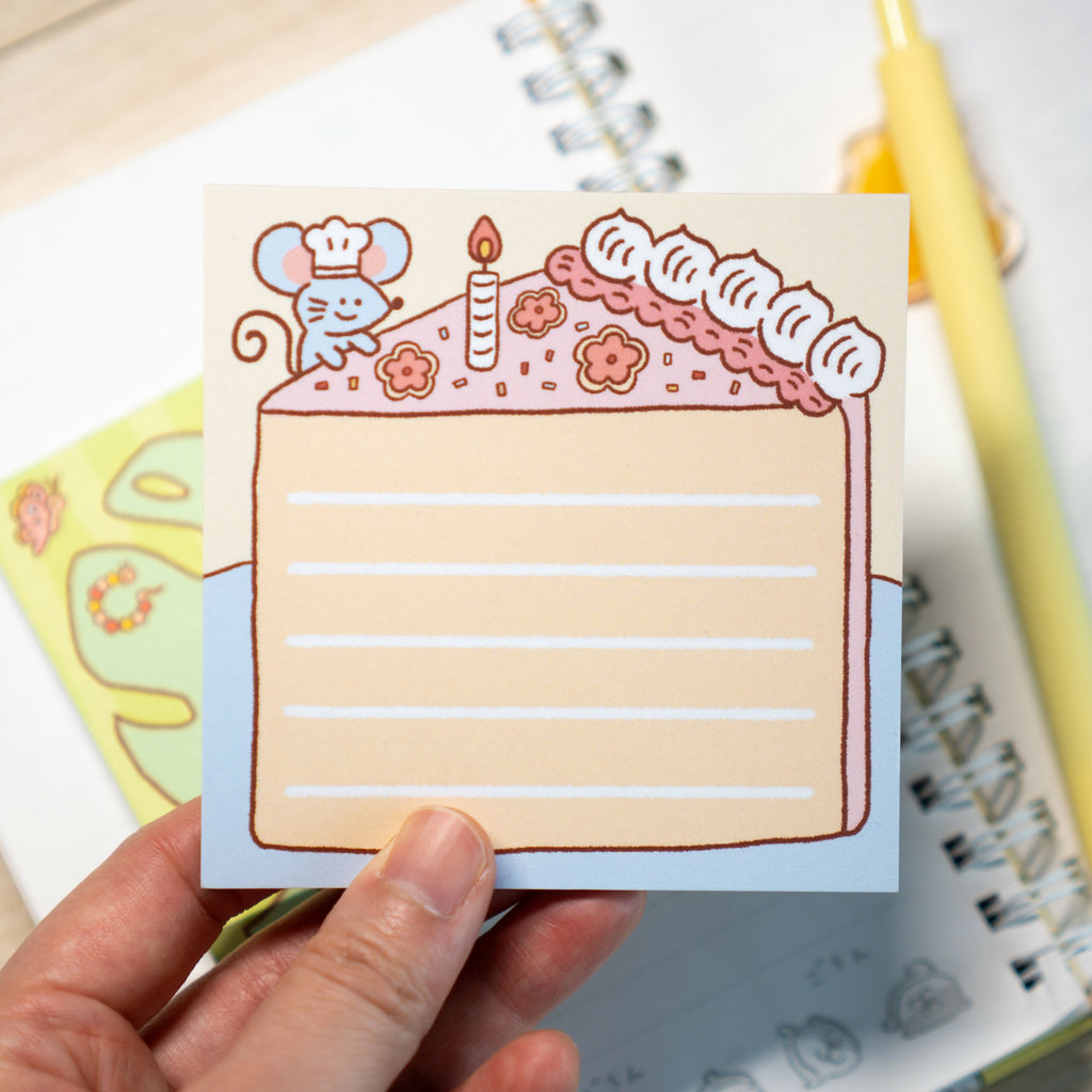 Slice of Cake Square Notepad