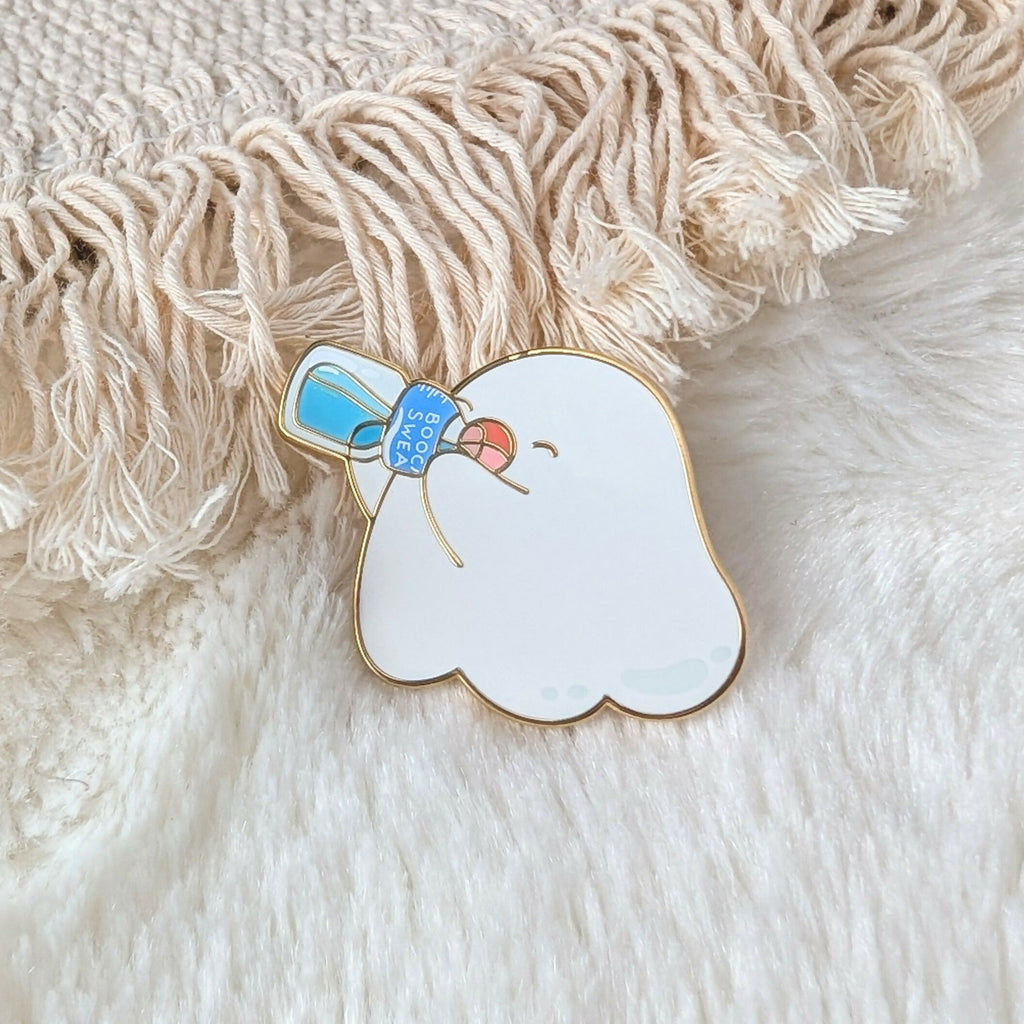 Hydrate Ghost Enamel Pin