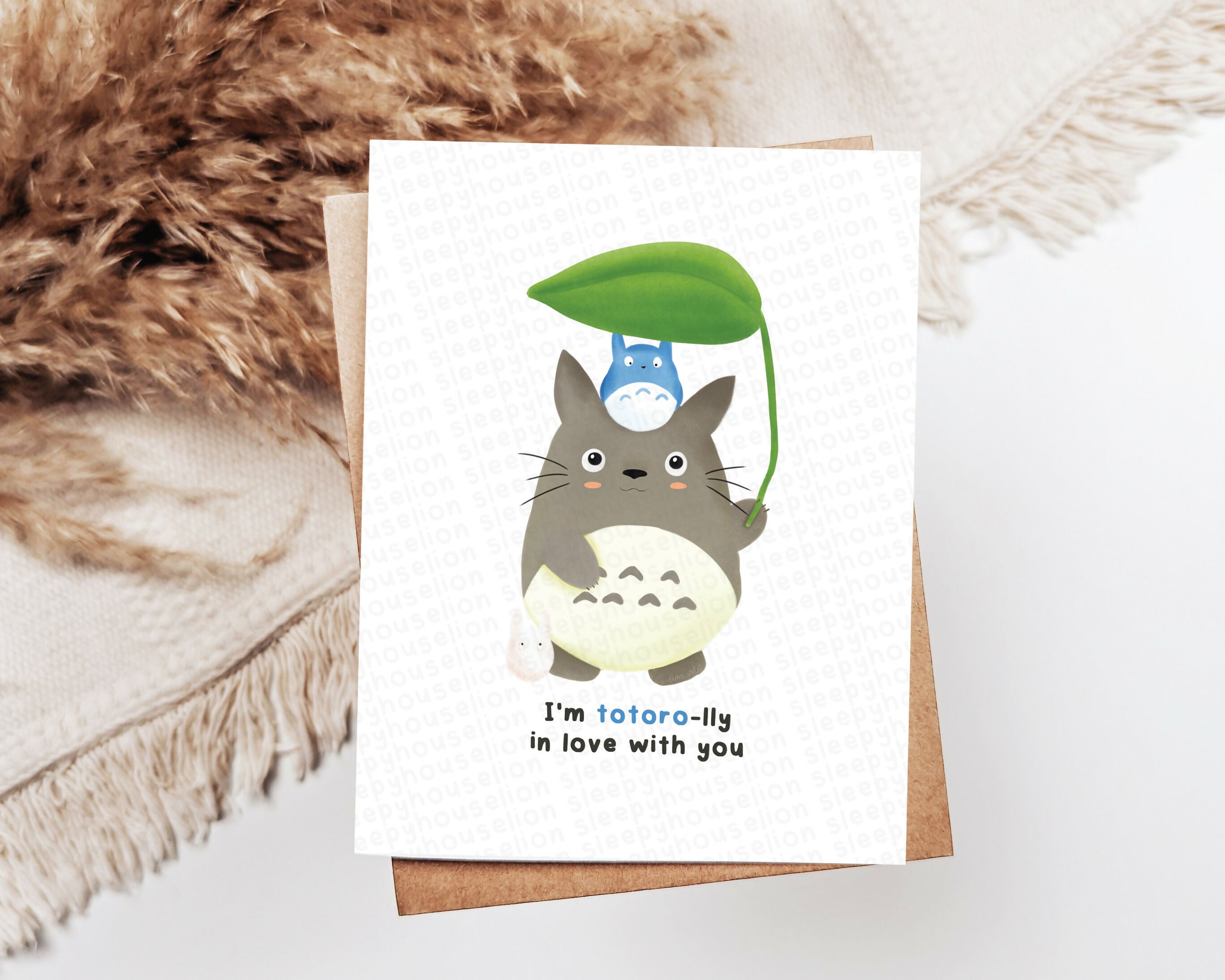 I'm Totoro-lly in Love with You Greeting Card