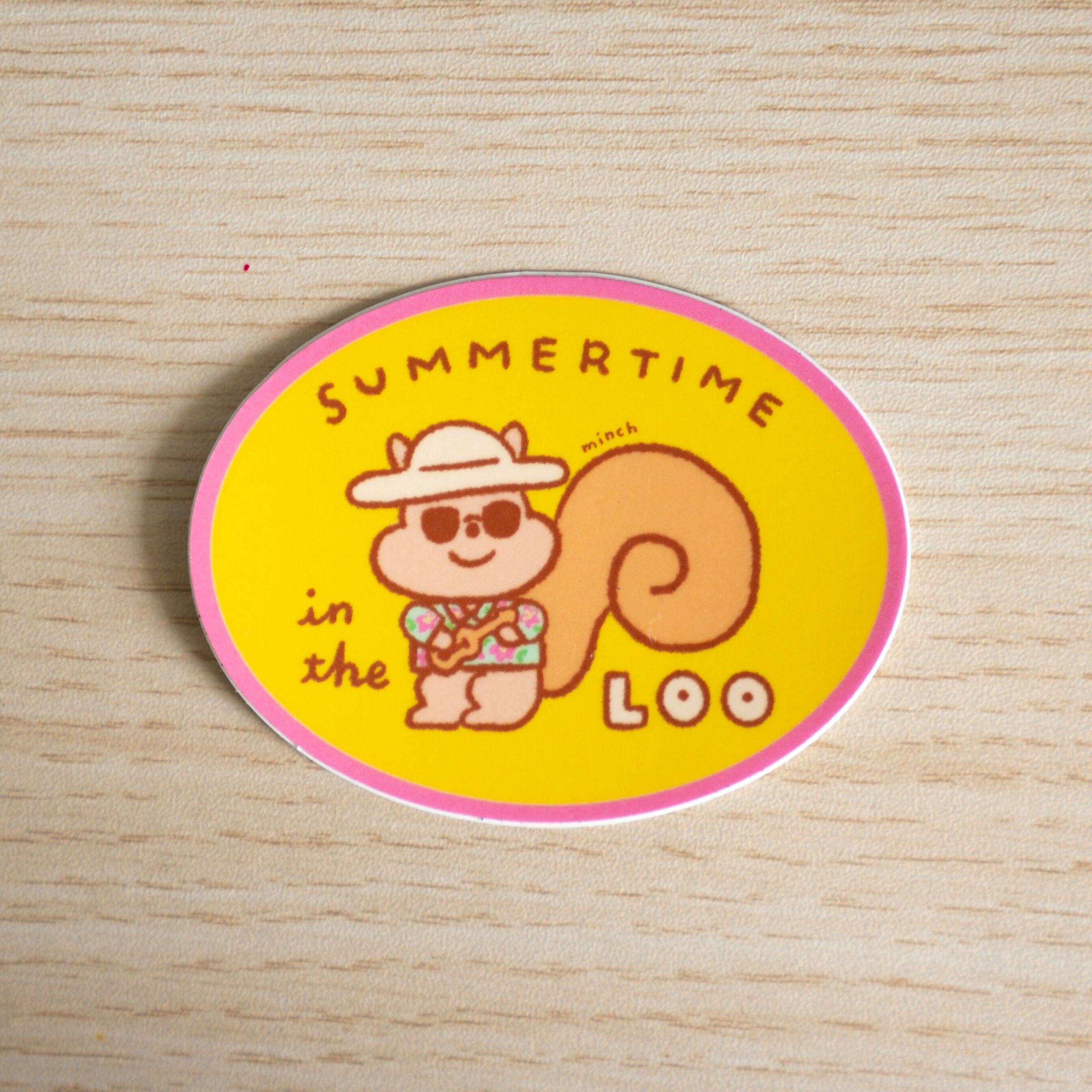 Summertime in the Loo Die Cut Sticker