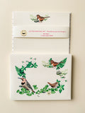 Woodland ground foragers | Letter writing set