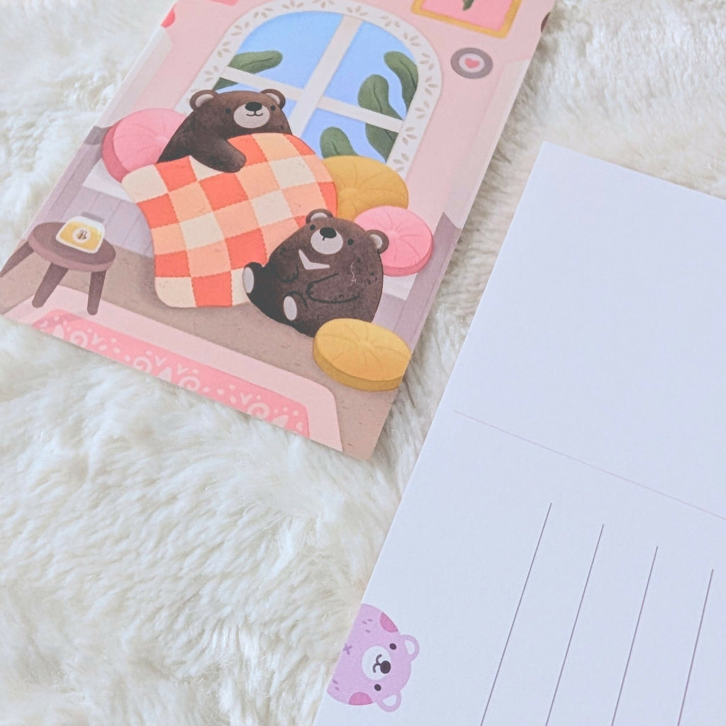 Cozy Bears Postcard