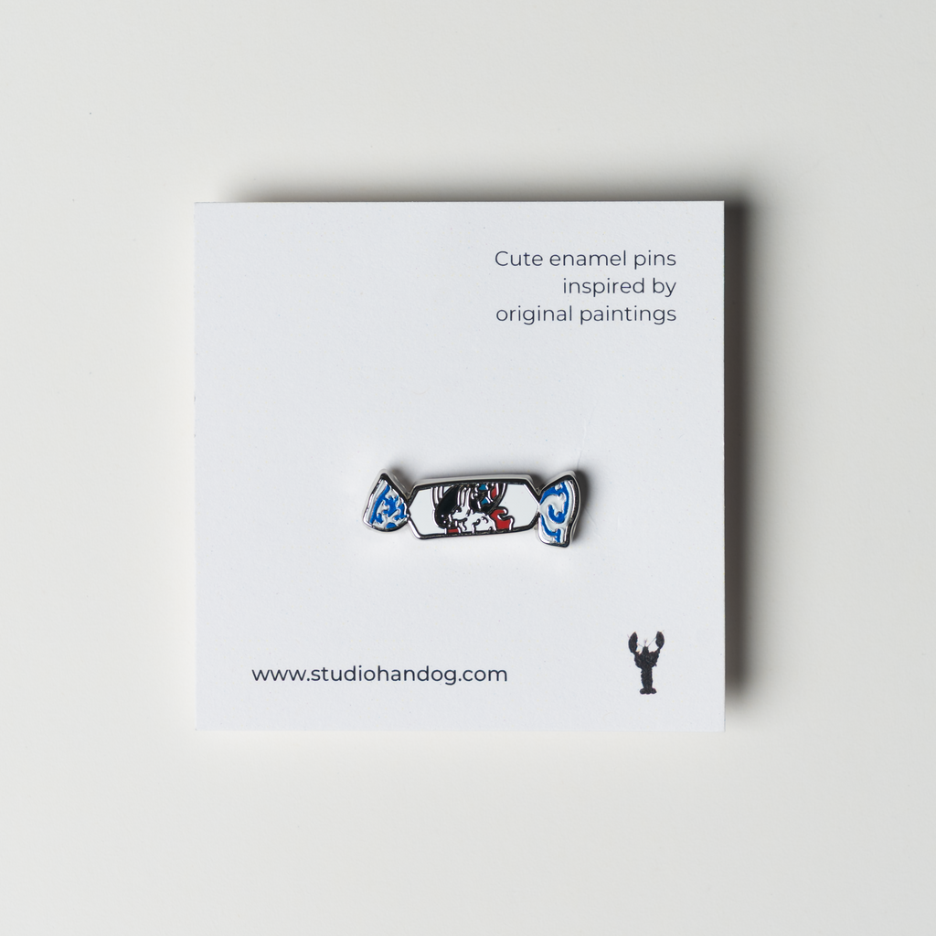 White Rabbit Enamel Pin