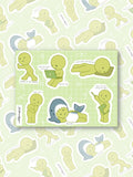 Vinyl Sticker Sheet - Green Dudes