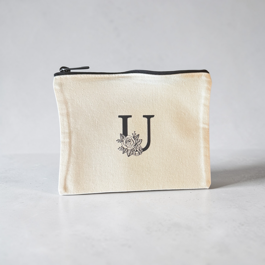 U, V, W, X, Y, Z - Monogram letter pouches