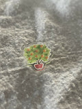 Acrylic Pins (hand drawn designs) - Tangerine