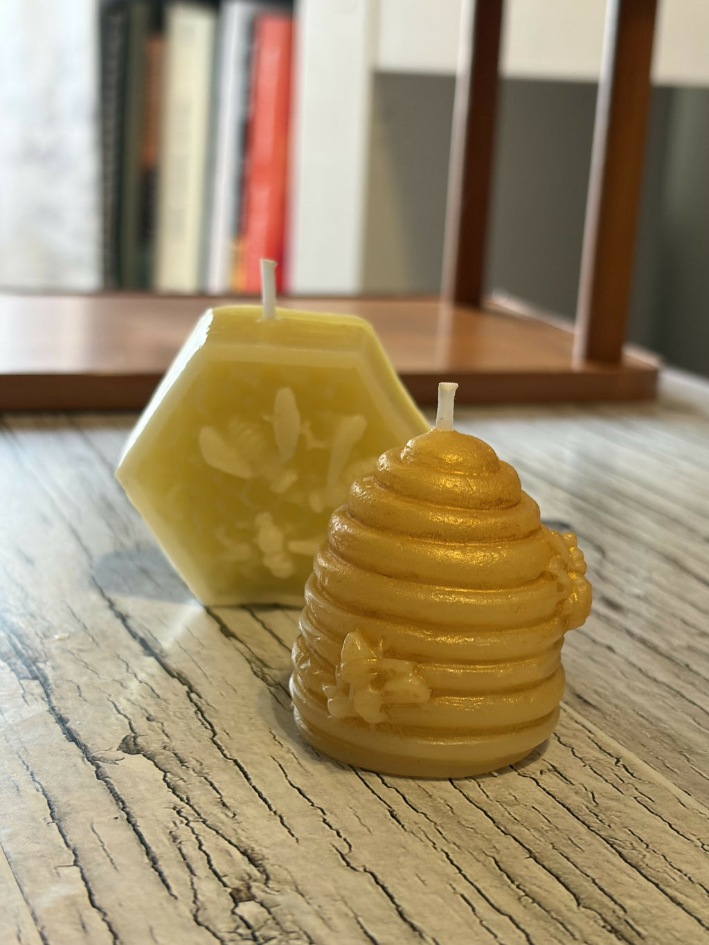 Small Beehive Pillar Candle