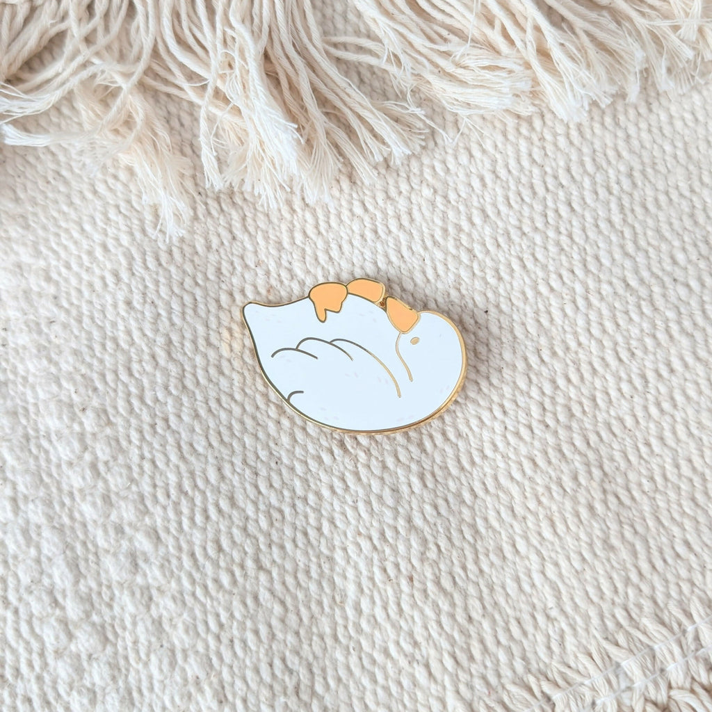Floating Duck Enamel Pin