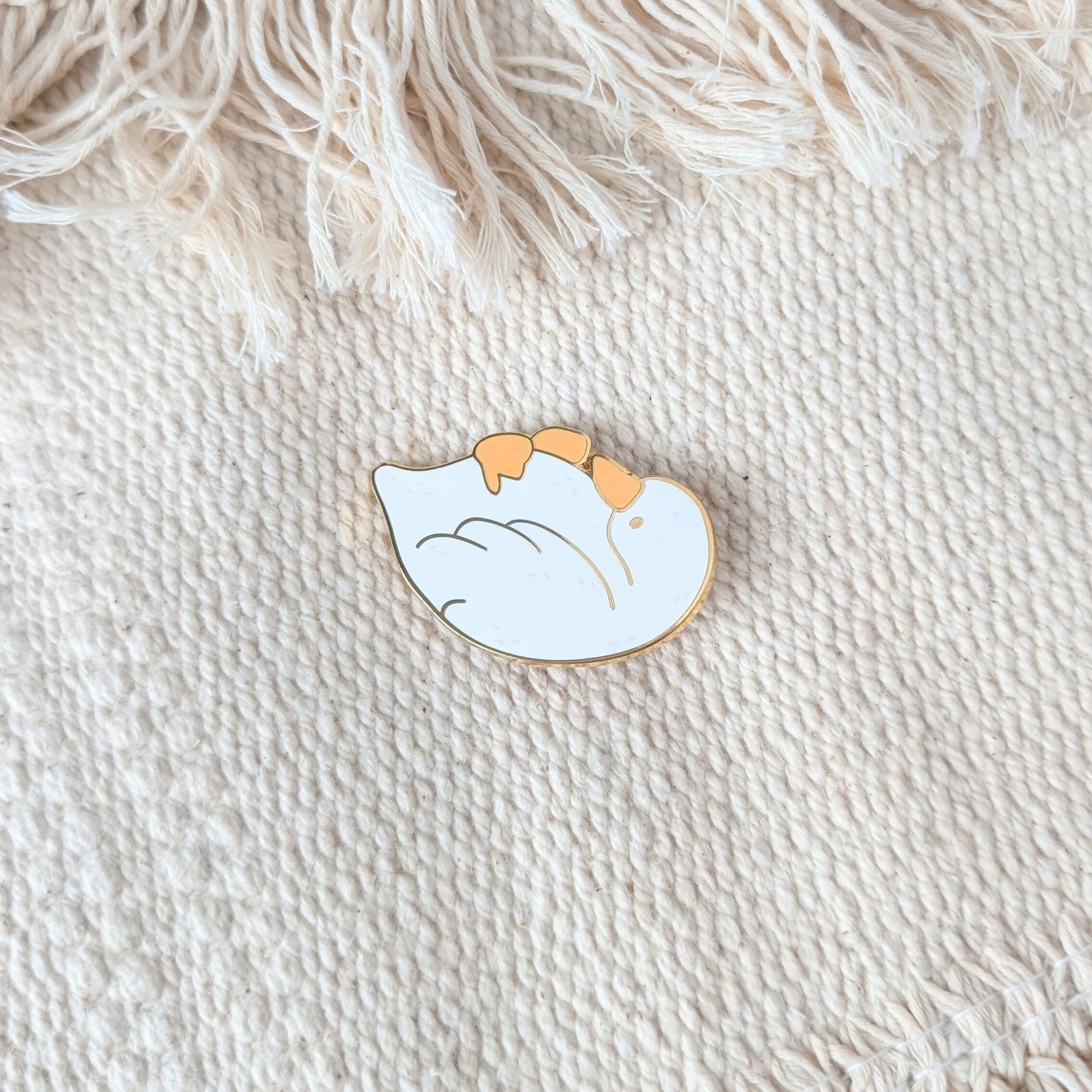 Floating Duck Enamel Pin
