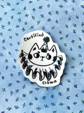 Certified Clown Sticker