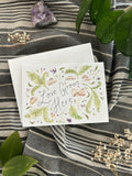 Greeting Card: Love grows here