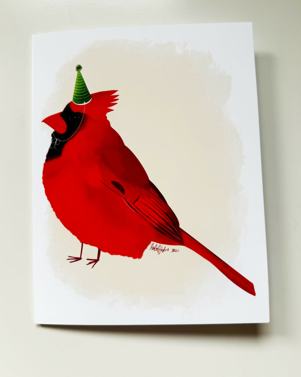 Party Birds Blank Greeting Cards