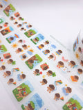 Weather Acorns Glitter Sticker Roll