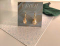Grace Pearl Wrapped Earrings (14K GP)