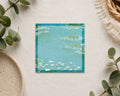 Hand Painted Art Sticky Notepad - Lilypad