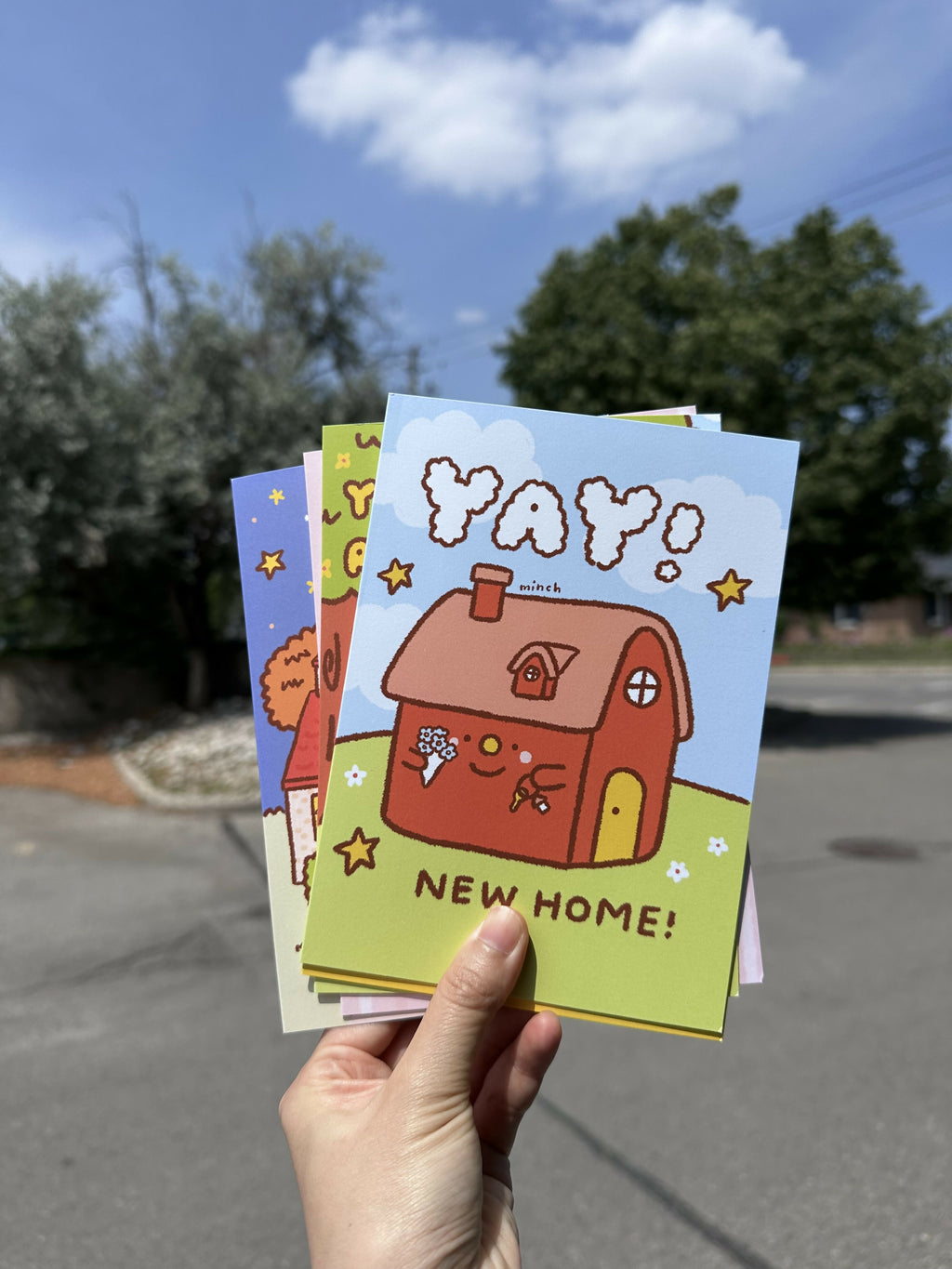 Yay! New Home! Greeting Card