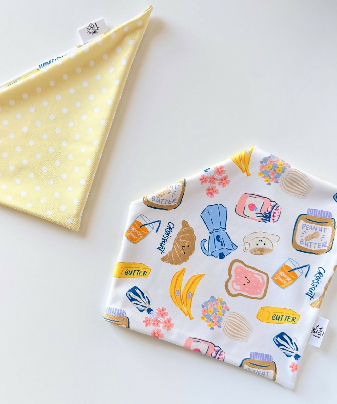 Sunday Morning Reversible Dog Bandana