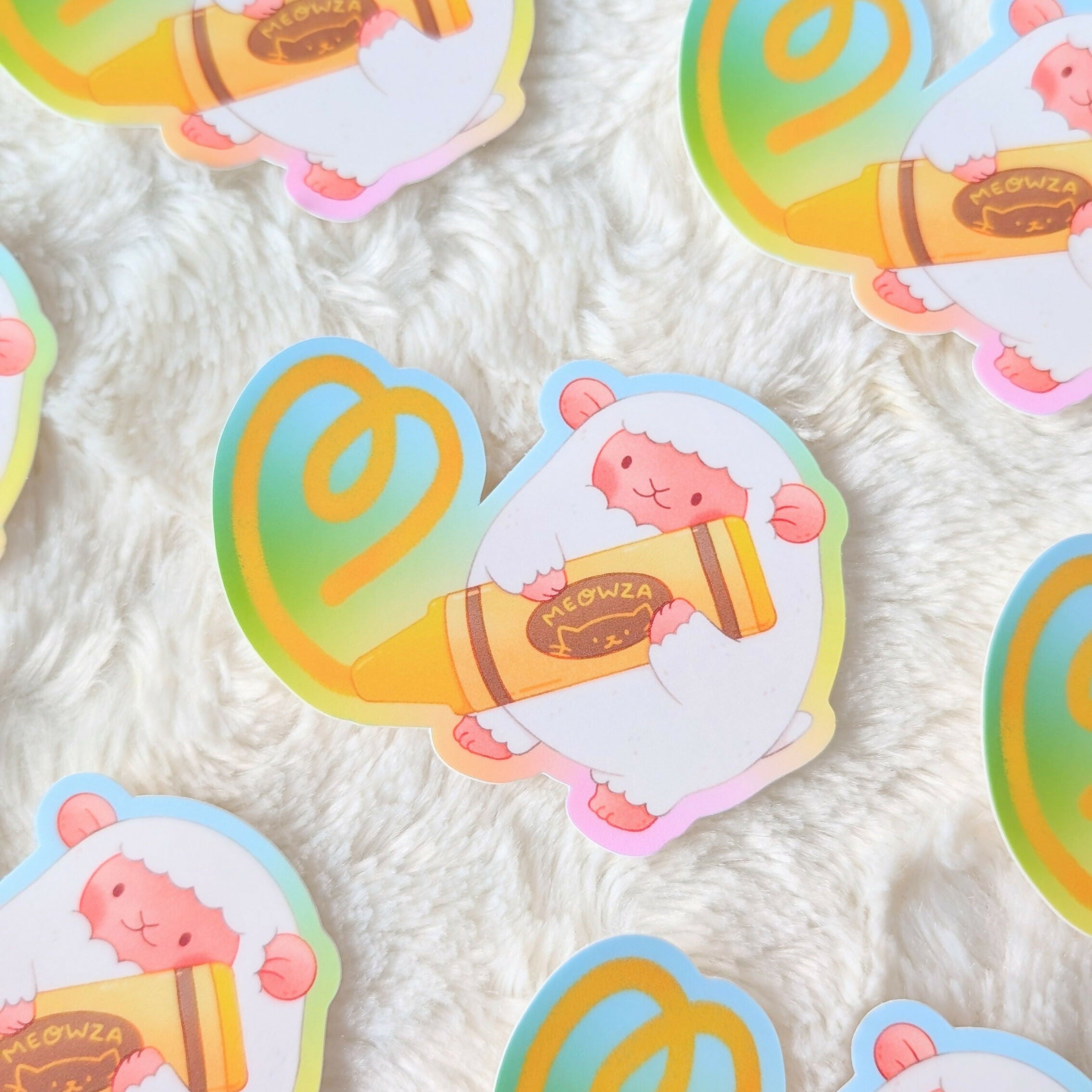 Crayon Gaboon Vinyl Sticker