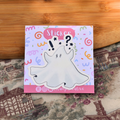 Suprised Ghost Sticker