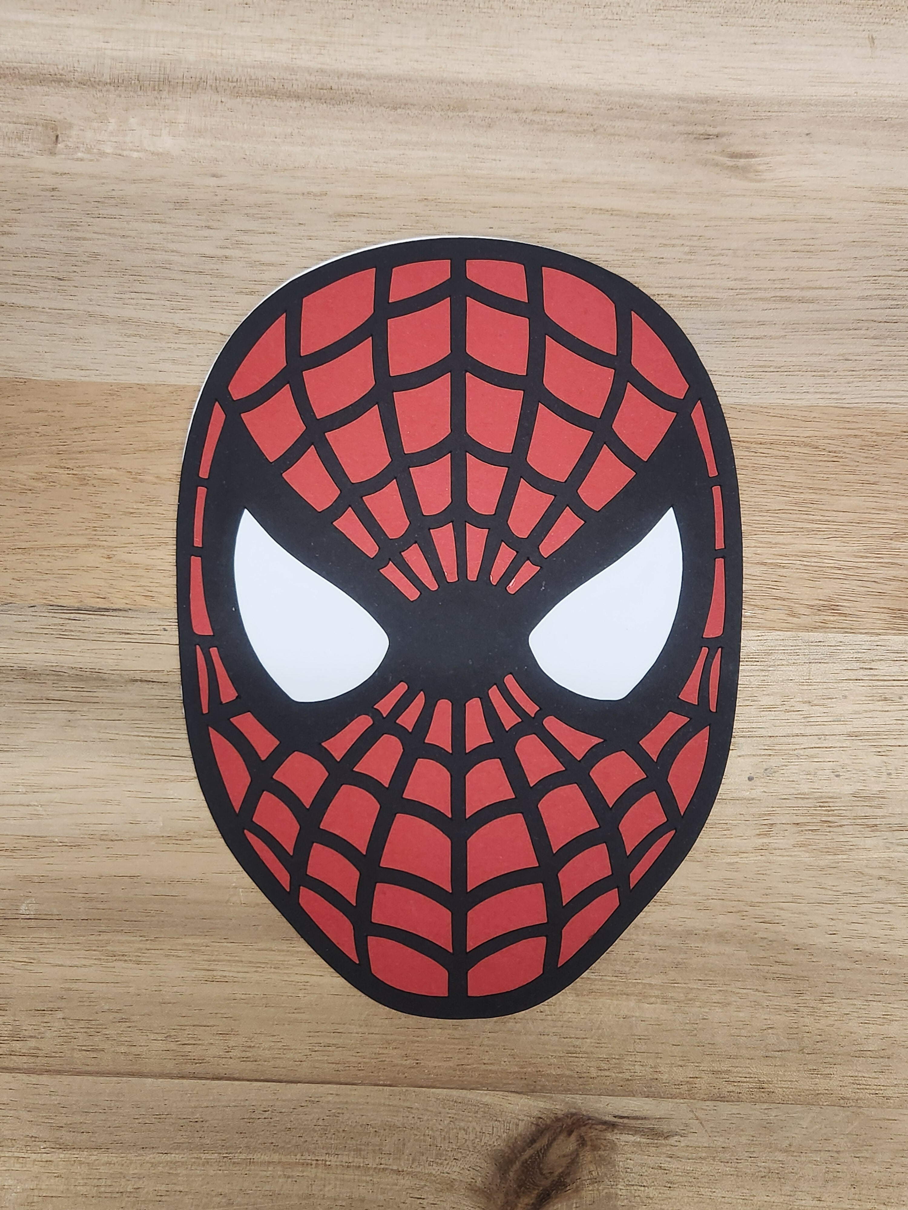 Spiderman Inspired Card - Spidey Face