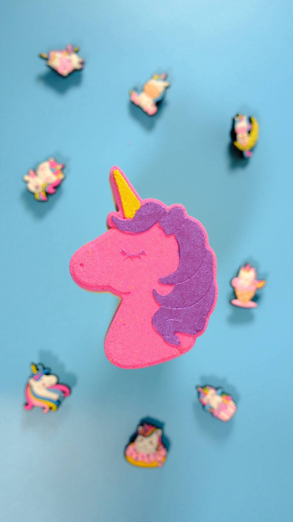 Unicorn  - Bath Bomb with Shoe Charm