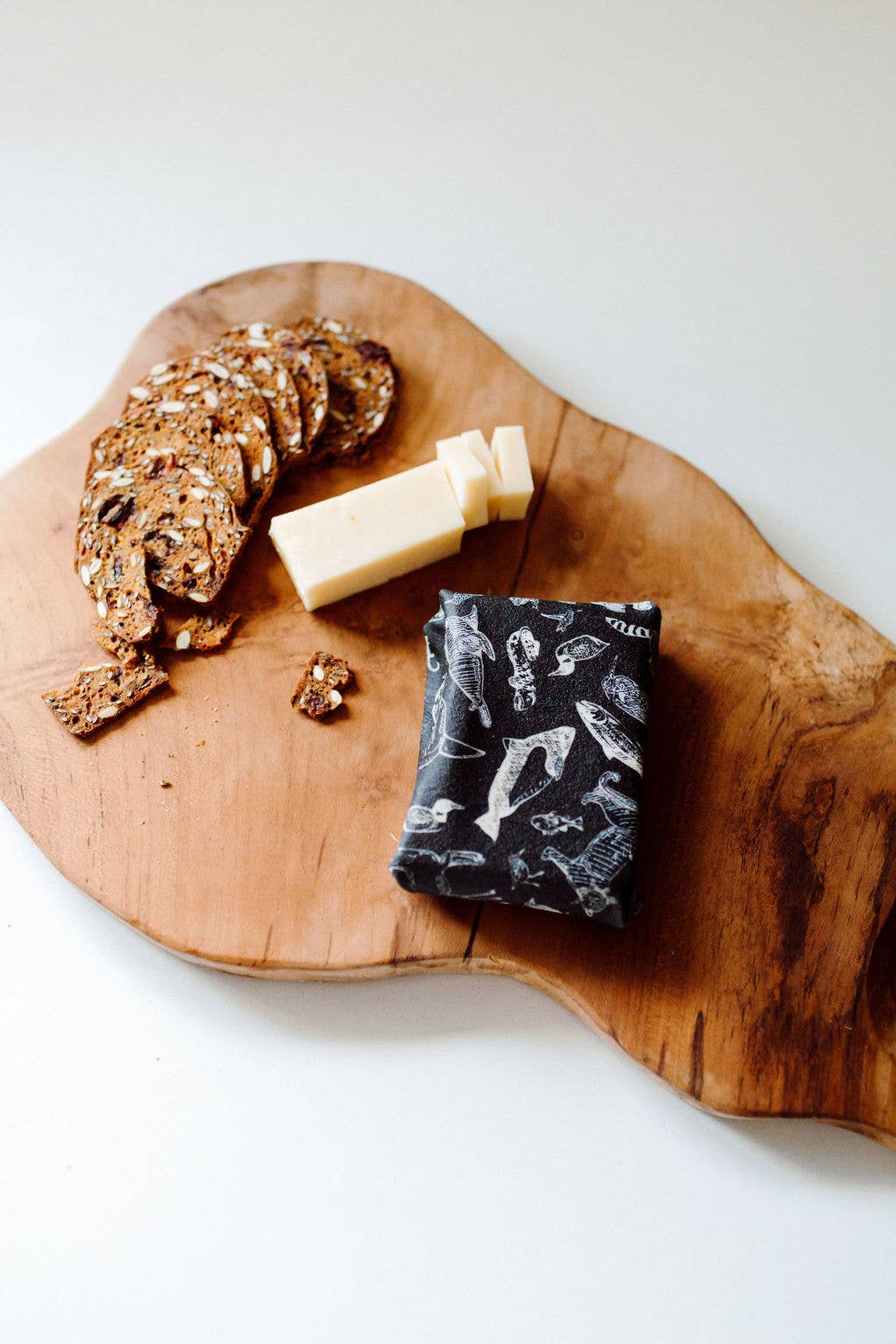 Reusable Beeswax Food Wraps: Species of Ucluelet Set of 3: Wholesale