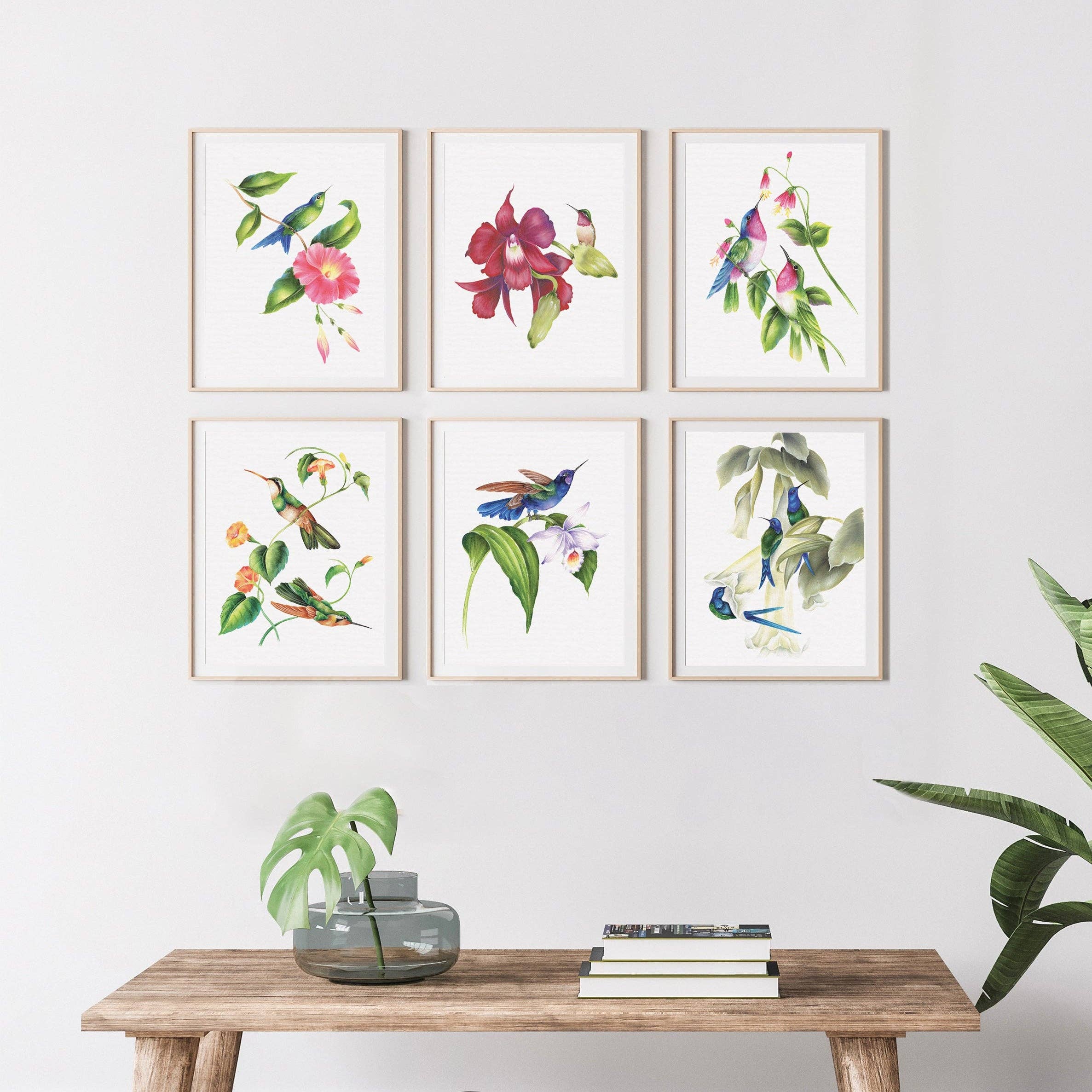 Vintage Hummingbirds Oil Workbook by Willow Wolfe - Limited Quantities