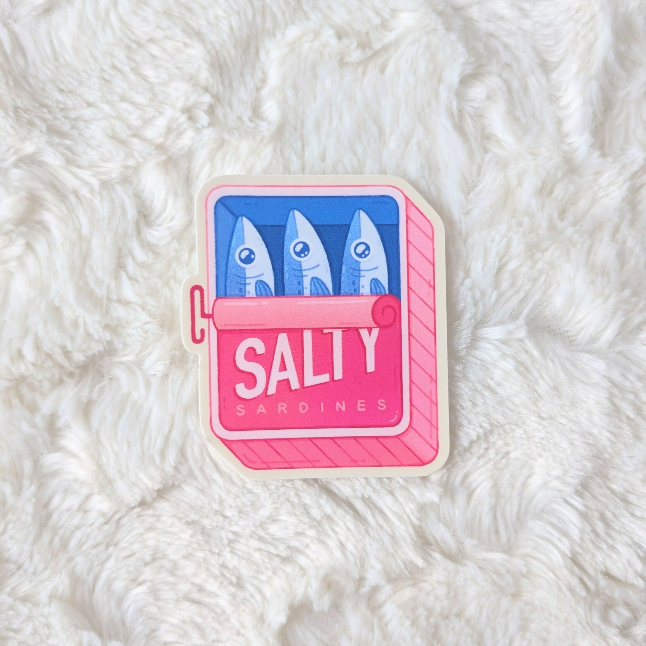 Salty Sardines Vinyl Sticker