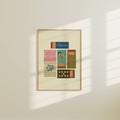 Zodiac Vintage Inspired Matchbook/Matchbox Prints: 5x7 / Aquarius