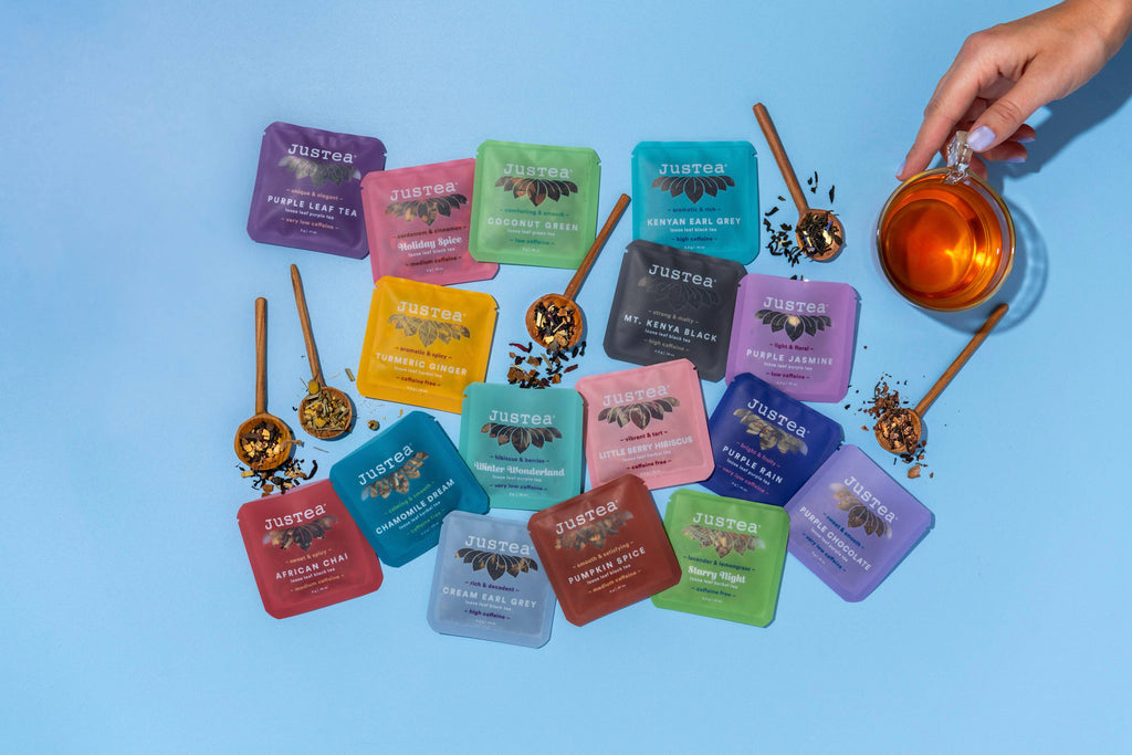 TEA SAMPLER Variety No. 1 = 5 Tea Blends in 25 Mini Pouches