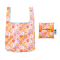 Pastel Retro Floral Foldable Nylon Tote