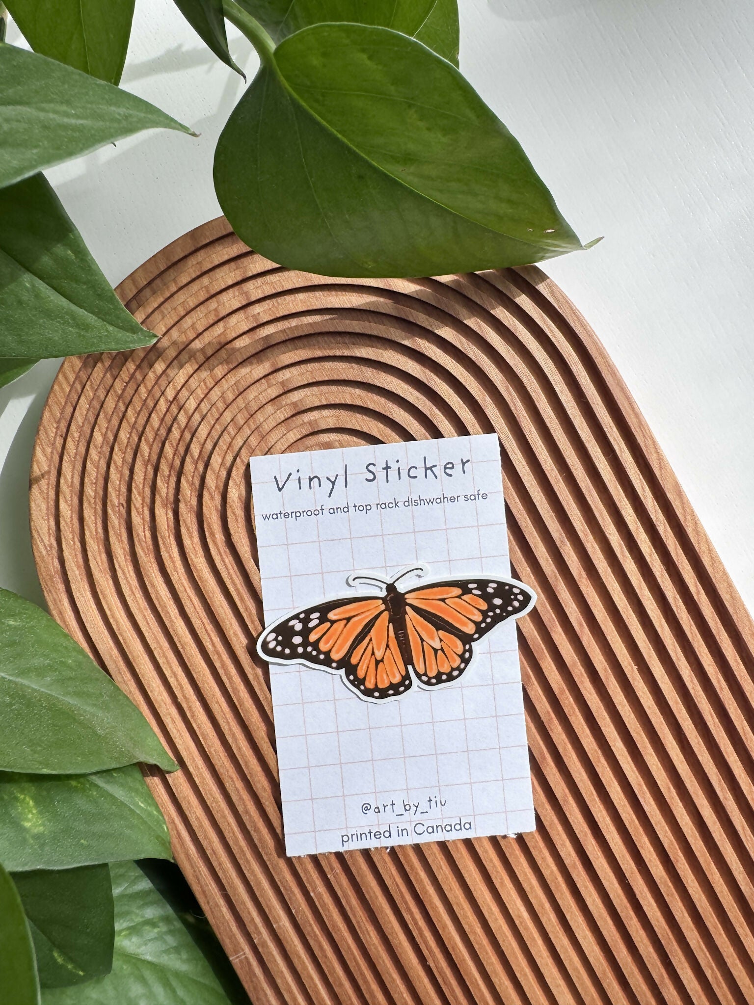 Monarch Butterfly Sticker